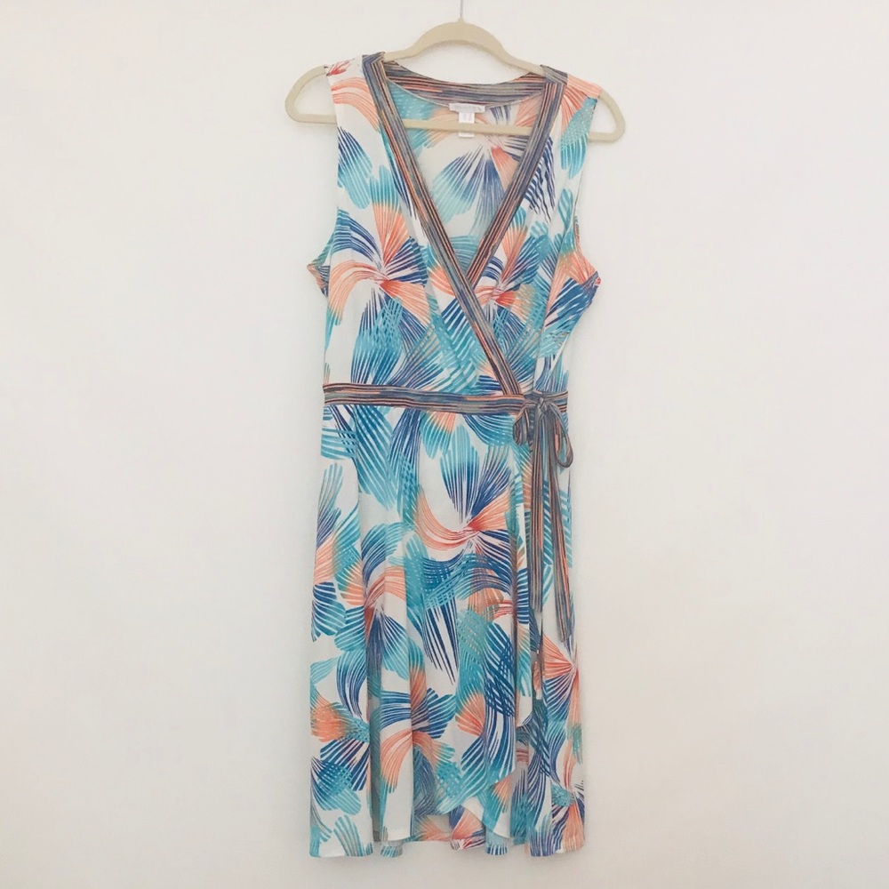 Summer faux wrap dress, for big busted gals!